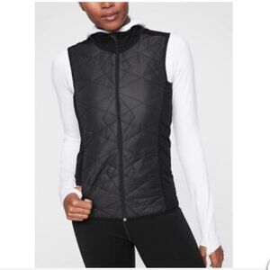 Athleta Insulated Flurry Vest Primaloft, Black, Small